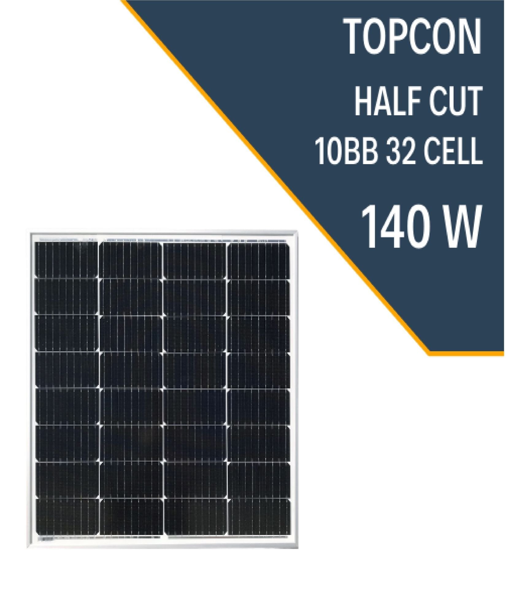 140W HALF CUT TOPCON GÜNEŞ PANELİ LEXRON