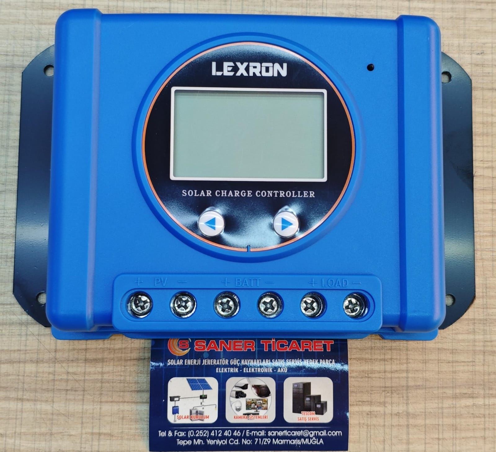 60 AMPER SOLAR ŞARJ KONTROL PVM 12-24-48 VOLT LCD EKRANLI(