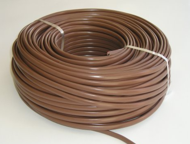 3*1,5 MARİN YASSI KORDON KAHVE RENGİ KALAYL