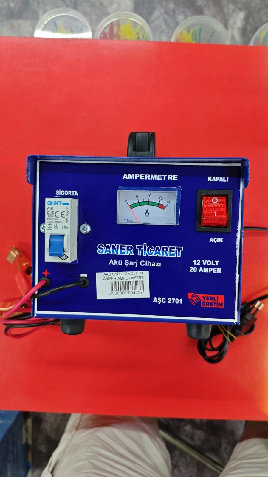 AKÜ ŞARJ 20 AMPER  REDERSÖR
