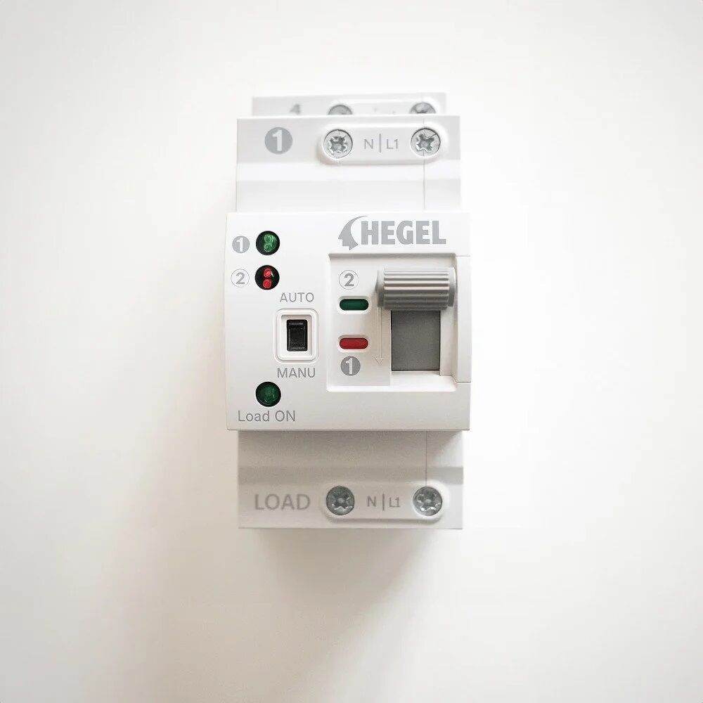 TRANSFER SWİTCH 63 AMPER OTOMATİK TRANSFER ŞALTERİ MONO FAZ RAY TİP