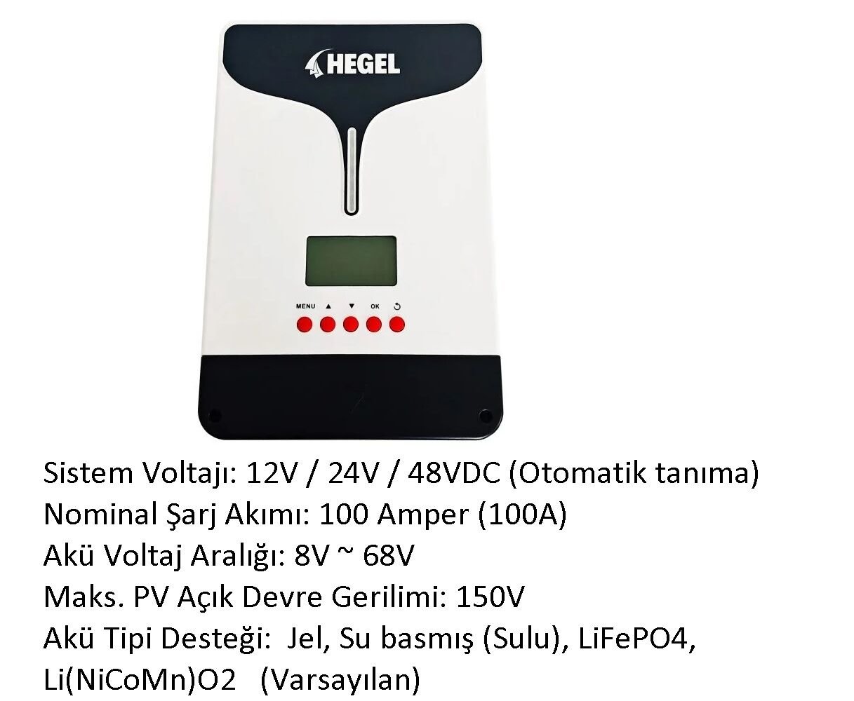 100 AMPER MPPT ŞARJ KONTROL CİHAZI
