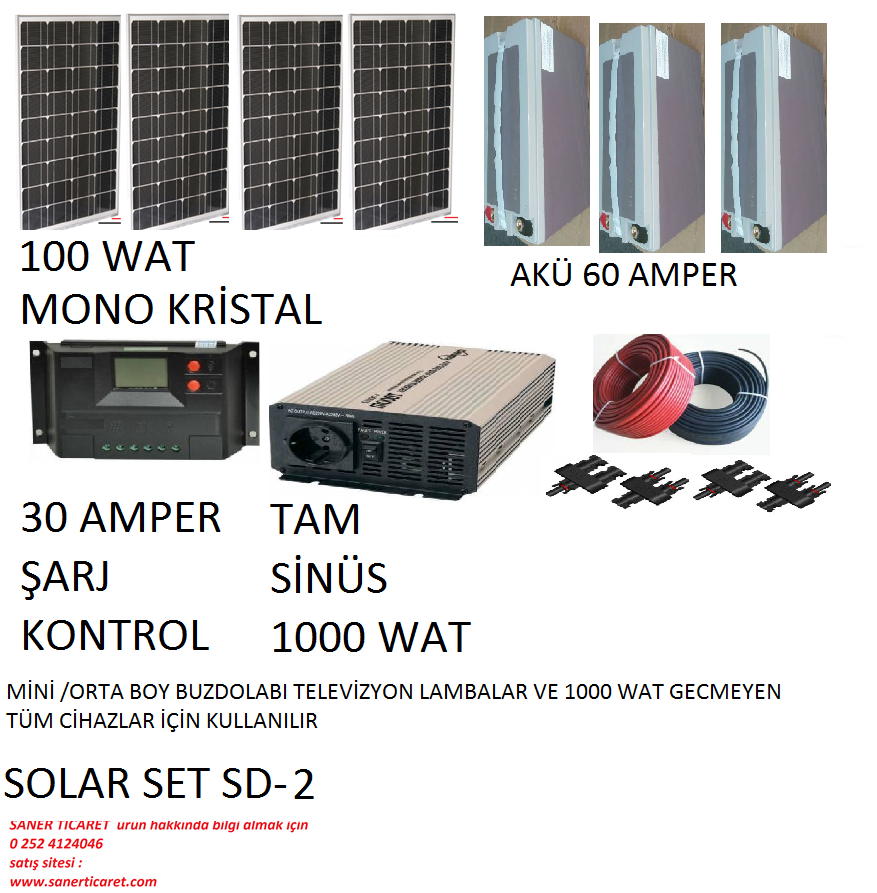 SOLAR BUZDOLABI SETİ AKÜLÜ