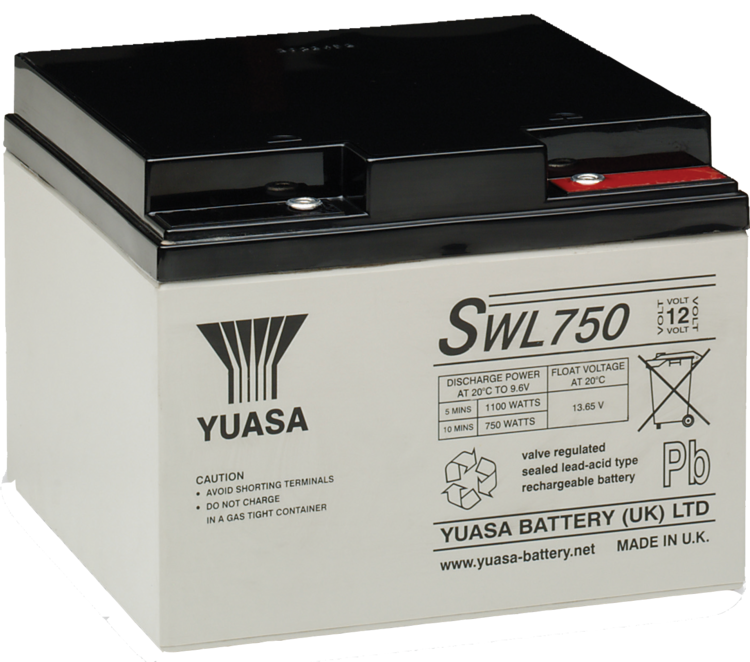 YUASA 12 VOLT 24 AMPER VRLA KURU AKÜ  SWL750