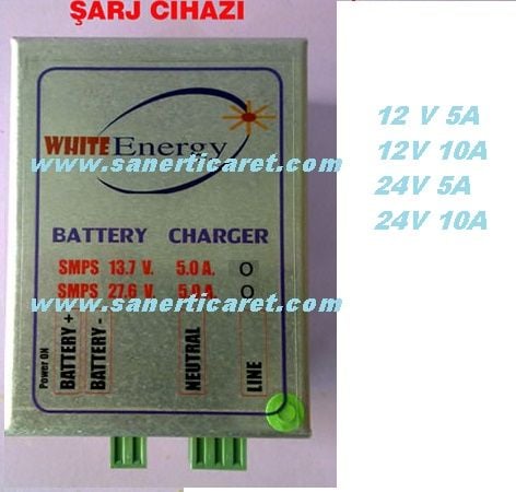 AKÜ ŞARJ CİHAZI 12V-5A JENERATÖR AKÜ  REDRESÖR