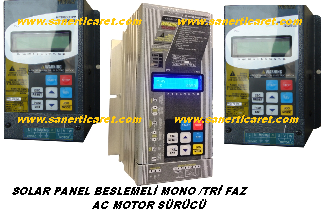 AC MOTOR SÜRÜCÜ 0.75 KW   0.5-0.75 HP motor için